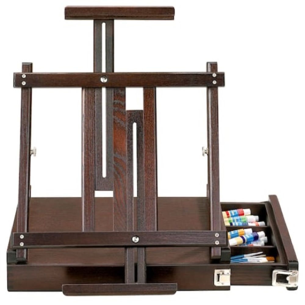 Deluxe Wooden Box Table Easel with Storage by Artist's Loft - Picture 3 of 15